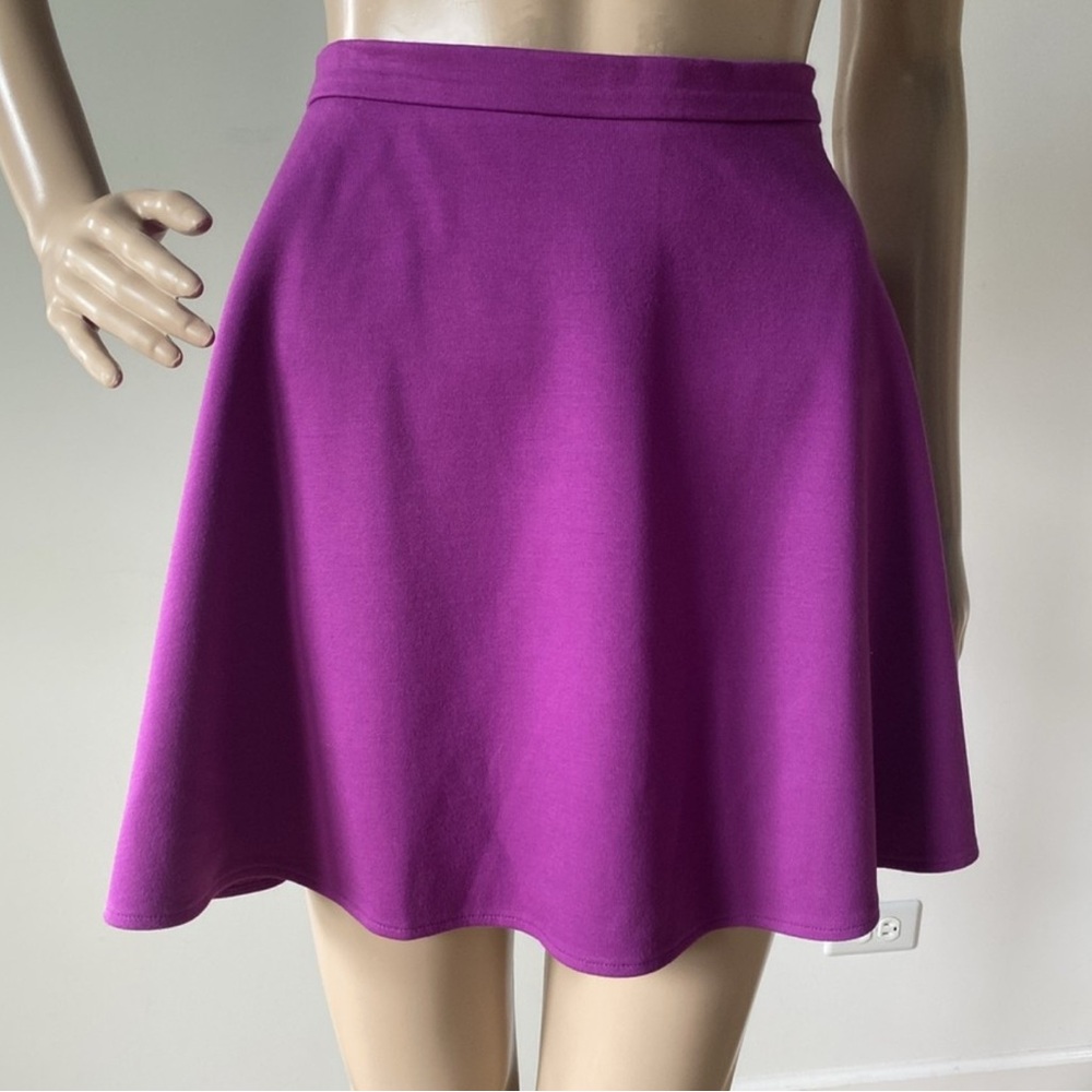 Amanda Uprichard Rich Purple Mini Skirt